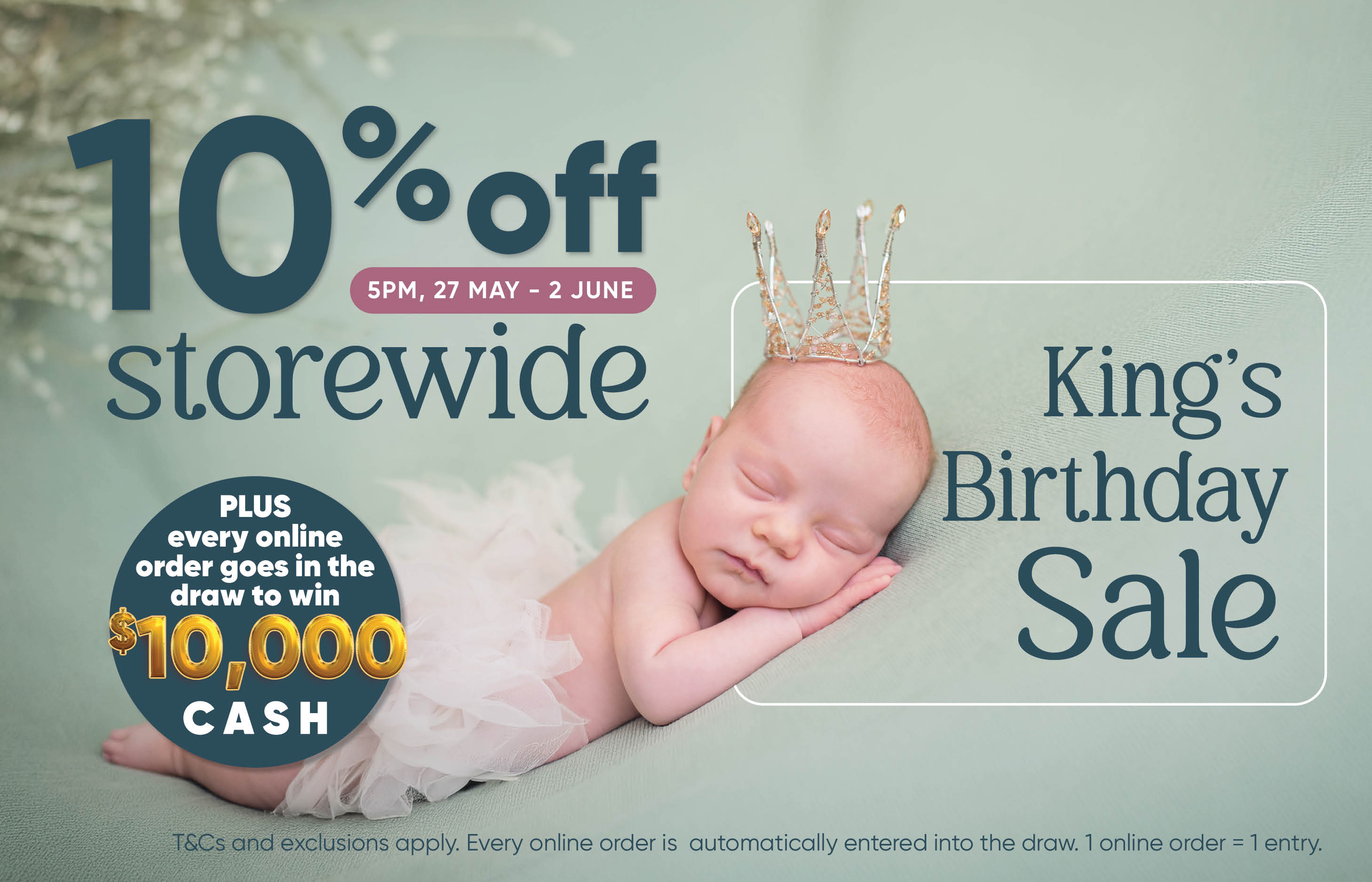 King's Birthday Sale